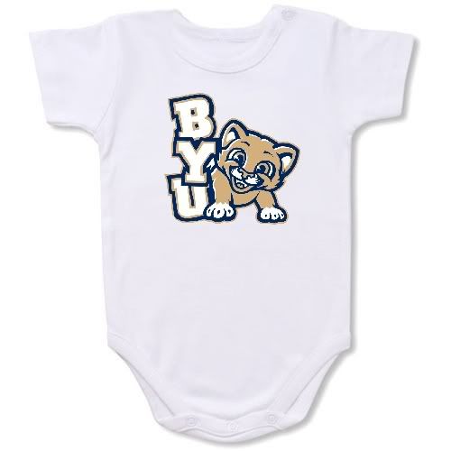 Brigham Young Cougars Baby Bodysuit Creeper #02